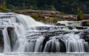 Kanawha Falls south of Glen Ferris adjacent to power plant.