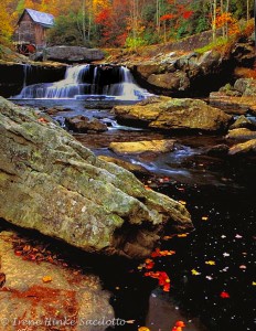 Glade Creek Grist Mill. Photo from a number of years ago.