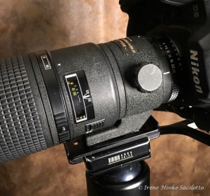 Colar for 200 mm macro lens