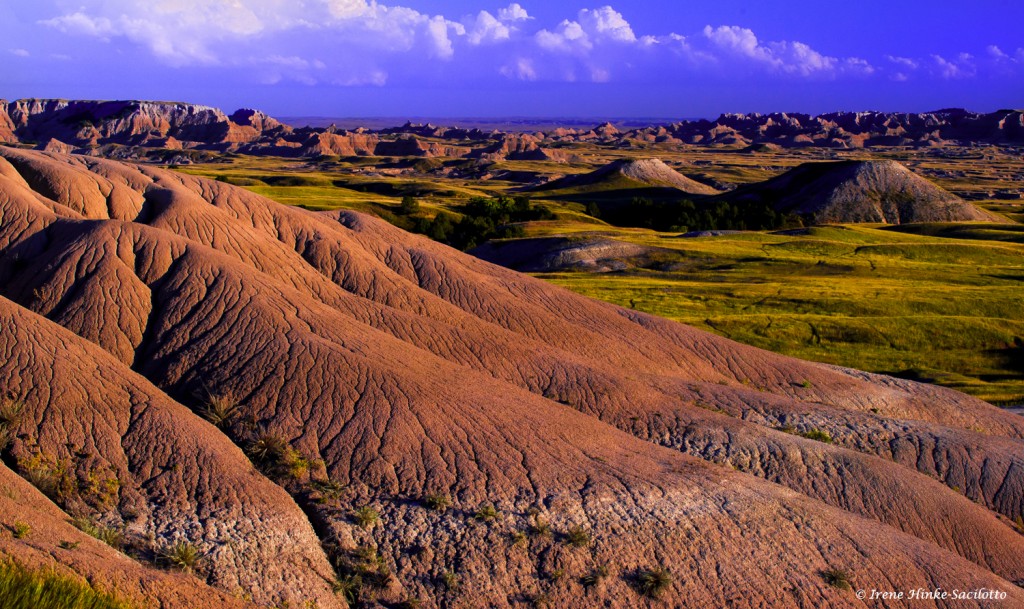 Eroded landscape in the South Dakota Badlands