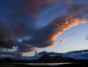 Sunset from camp, McNeil River