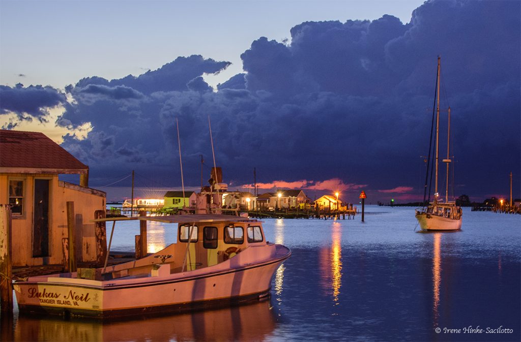 Dock area Tangier Island.